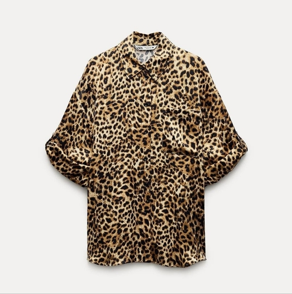 ZW COLLECTION ANIMAL PRINT SHIRT SIZE XS - Picture 4 of 8